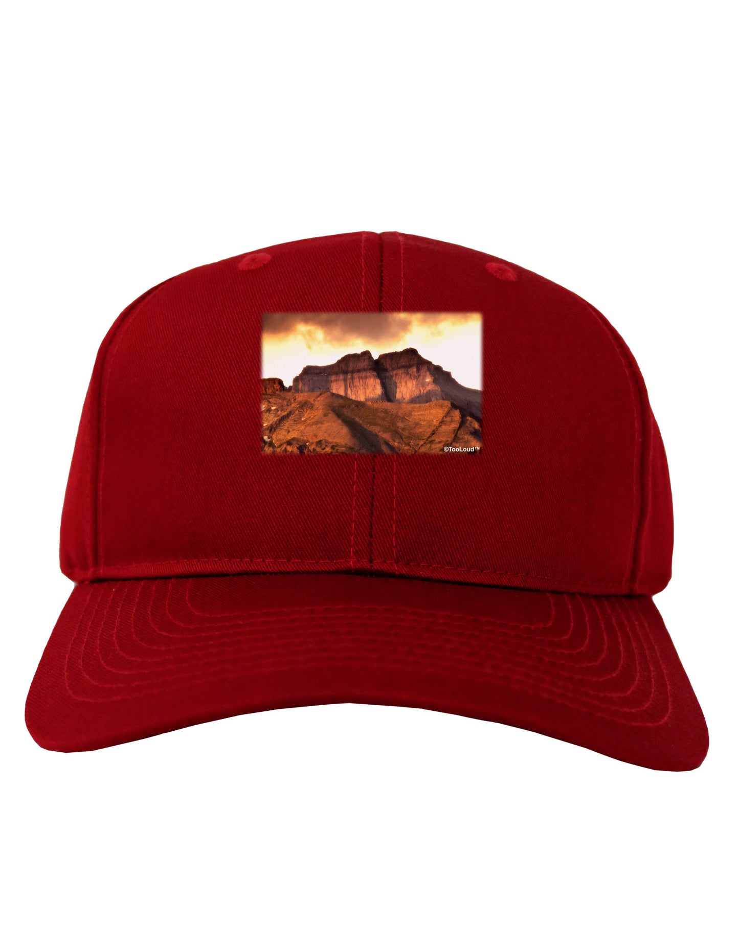 San Juan Mountain Range Adult Dark Baseball Cap Hat-Baseball Cap-TooLoud-Red-One Size-Davson Sales