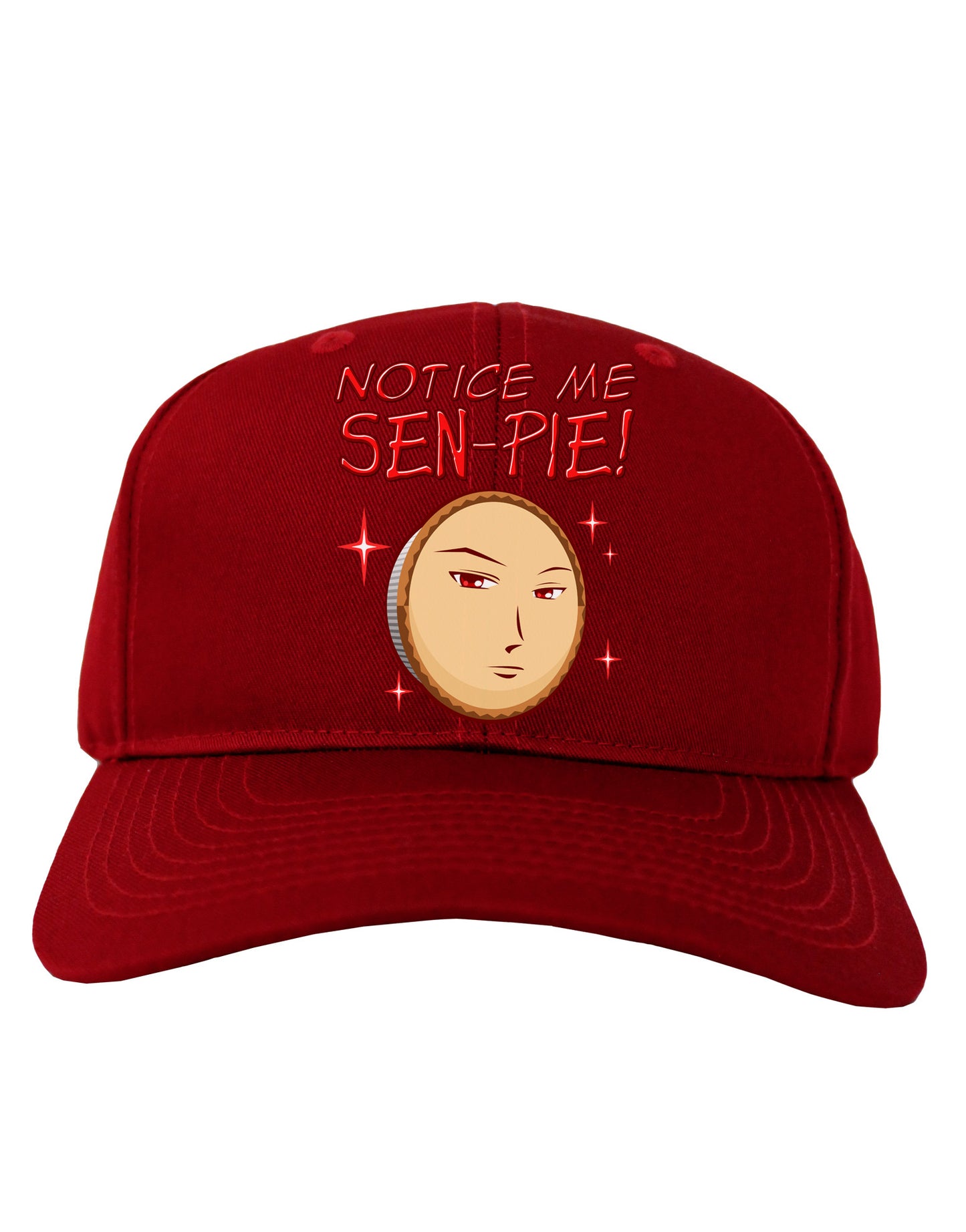 Notice Me Sen-pie Adult Dark Baseball Cap Hat-Baseball Cap-TooLoud-Red-One Size-Davson Sales