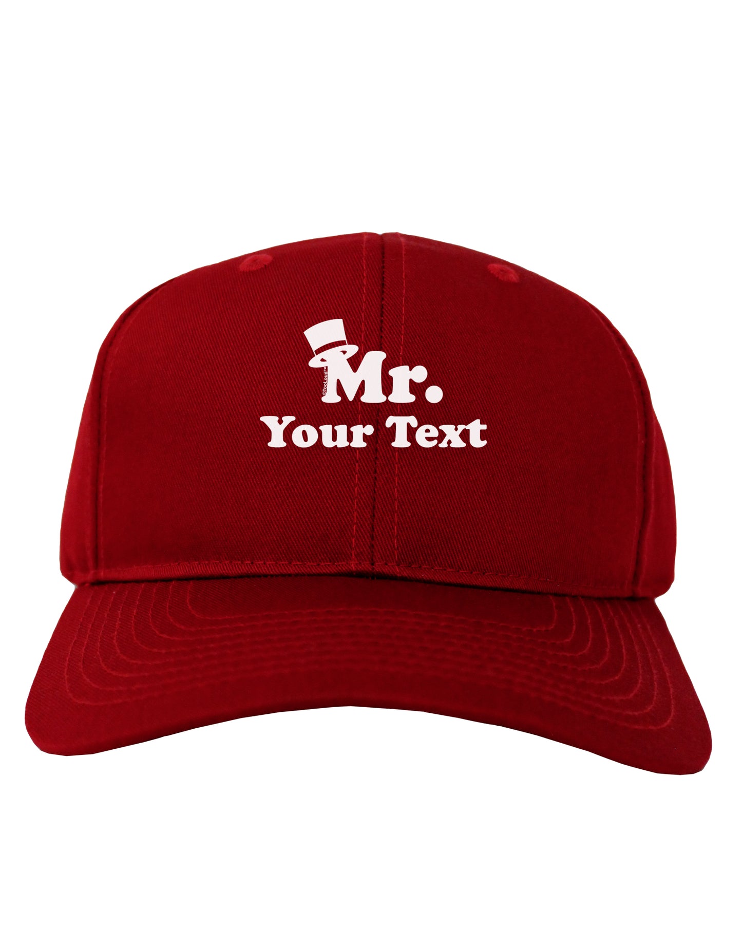 Personalized Mr Classy Adult Dark Baseball Cap Hat by TooLoud-Baseball Cap-TooLoud-Red-One Size-Davson Sales