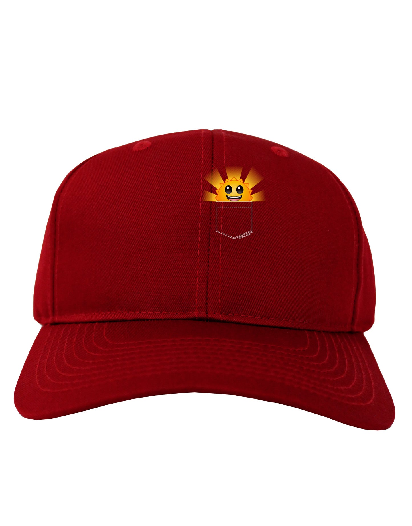 Sunshine In My Pocket Adult Dark Baseball Cap Hat-Baseball Cap-TooLoud-Red-One Size-Davson Sales