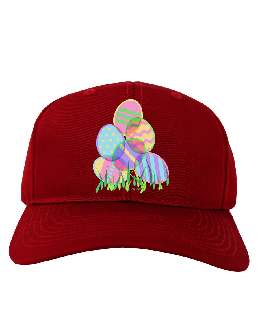 Gel Look Easter Eggs Adult Dark Baseball Cap Hat