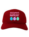 TooLoud Eggspert Hunter - Easter - Pink Adult Dark Baseball Cap Hat-Baseball Cap-TooLoud-Red-One Size-Davson Sales