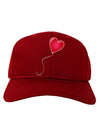 Cute Red Heart Balloon Adult Baseball Cap Hat-Baseball Cap-TooLoud-Red-One Size-Davson Sales