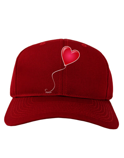 Cute Red Heart Balloon Adult Baseball Cap Hat-Baseball Cap-TooLoud-Red-One Size-Davson Sales