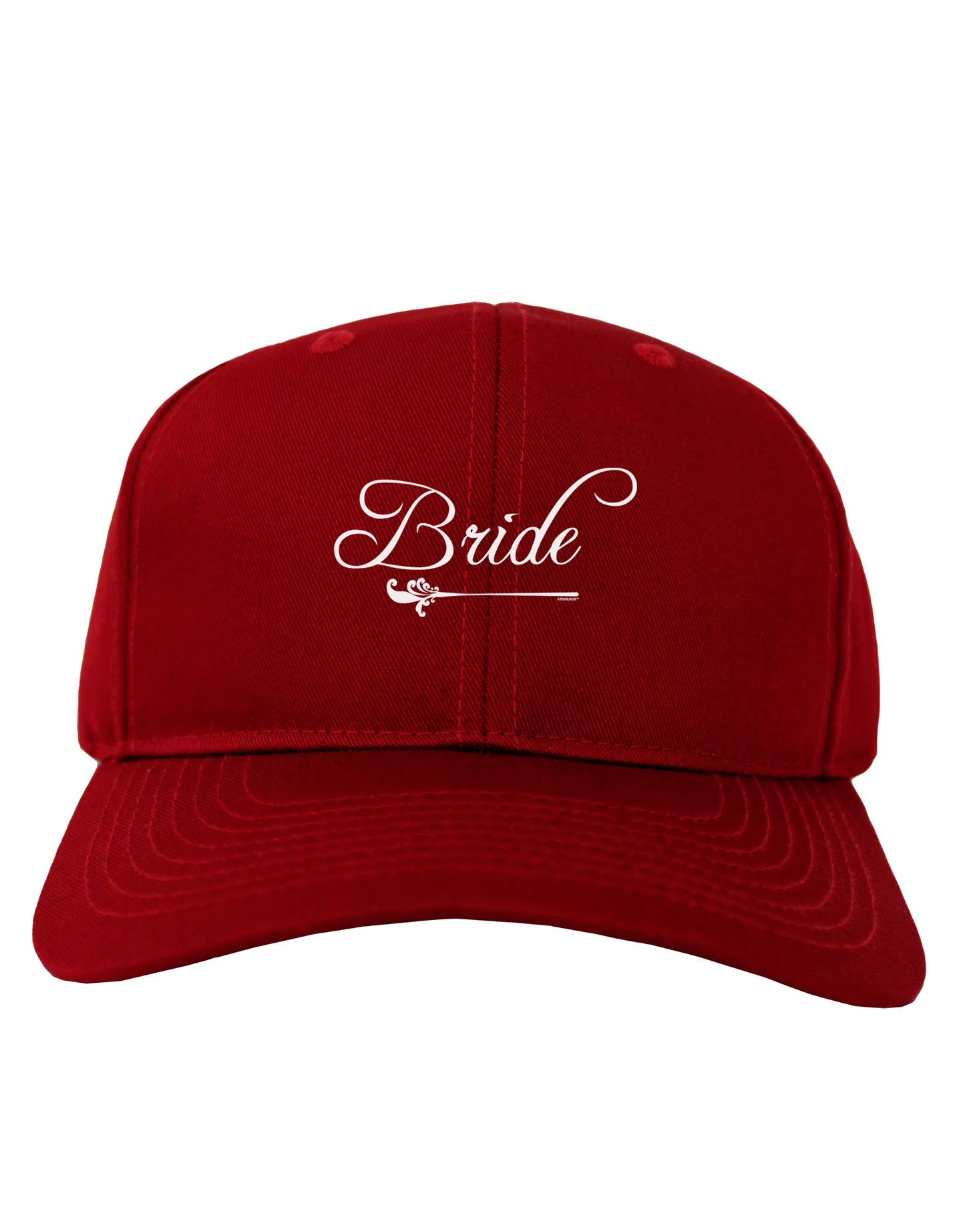 TooLoud Bride Dark Adult Dark Baseball Cap Hat-Baseball Cap-TooLoud-Red-One-Size-Fits-Most-Davson Sales