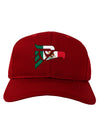 Hecho en Mexico Eagle Symbol - Mexican Flag Adult Dark Baseball Cap Hat by TooLoud-Baseball Cap-TooLoud-Red-One Size-Davson Sales