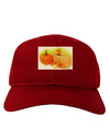 Fall Pumpkin Scene Adult Dark Baseball Cap Hat-Baseball Cap-TooLoud-Red-One Size-Davson Sales