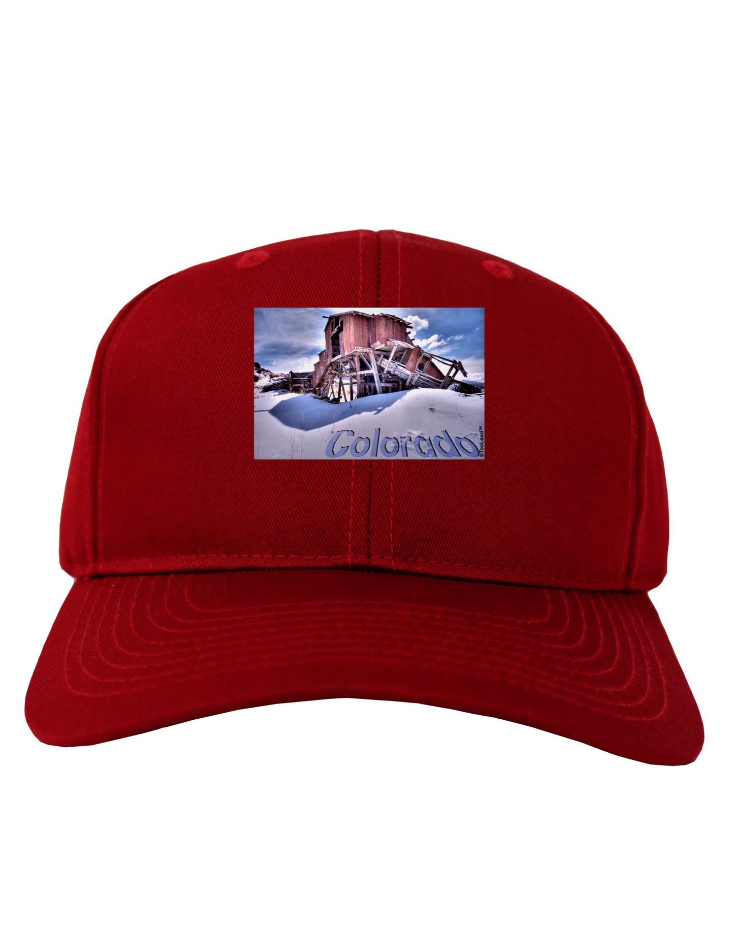 Victor Mines Colorado Text Adult Dark Baseball Cap Hat-Baseball Cap-TooLoud-Red-One Size-Davson Sales