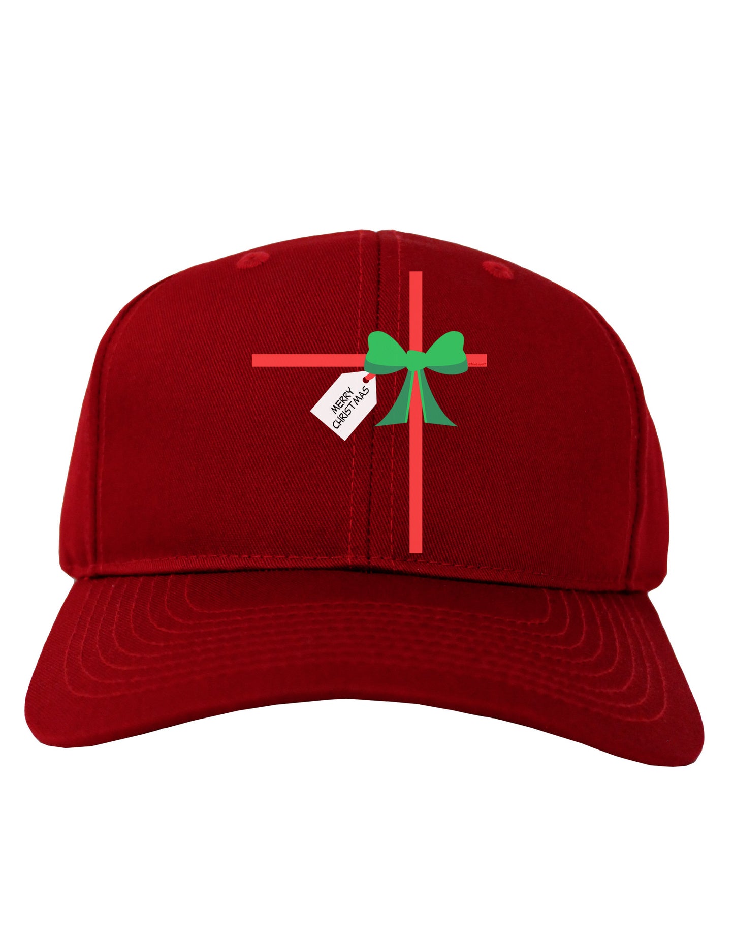 Merry Christmas Present Gift Adult Dark Baseball Cap Hat-Baseball Cap-TooLoud-Red-One Size-Davson Sales
