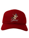 Gemini Illustration Color Adult Dark Baseball Cap Hat-Baseball Cap-TooLoud-Red-One Size-Davson Sales