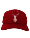 Majestic Stag Distressed Adult Dark Baseball Cap Hat-Baseball Cap-TooLoud-Red-One Size-Davson Sales