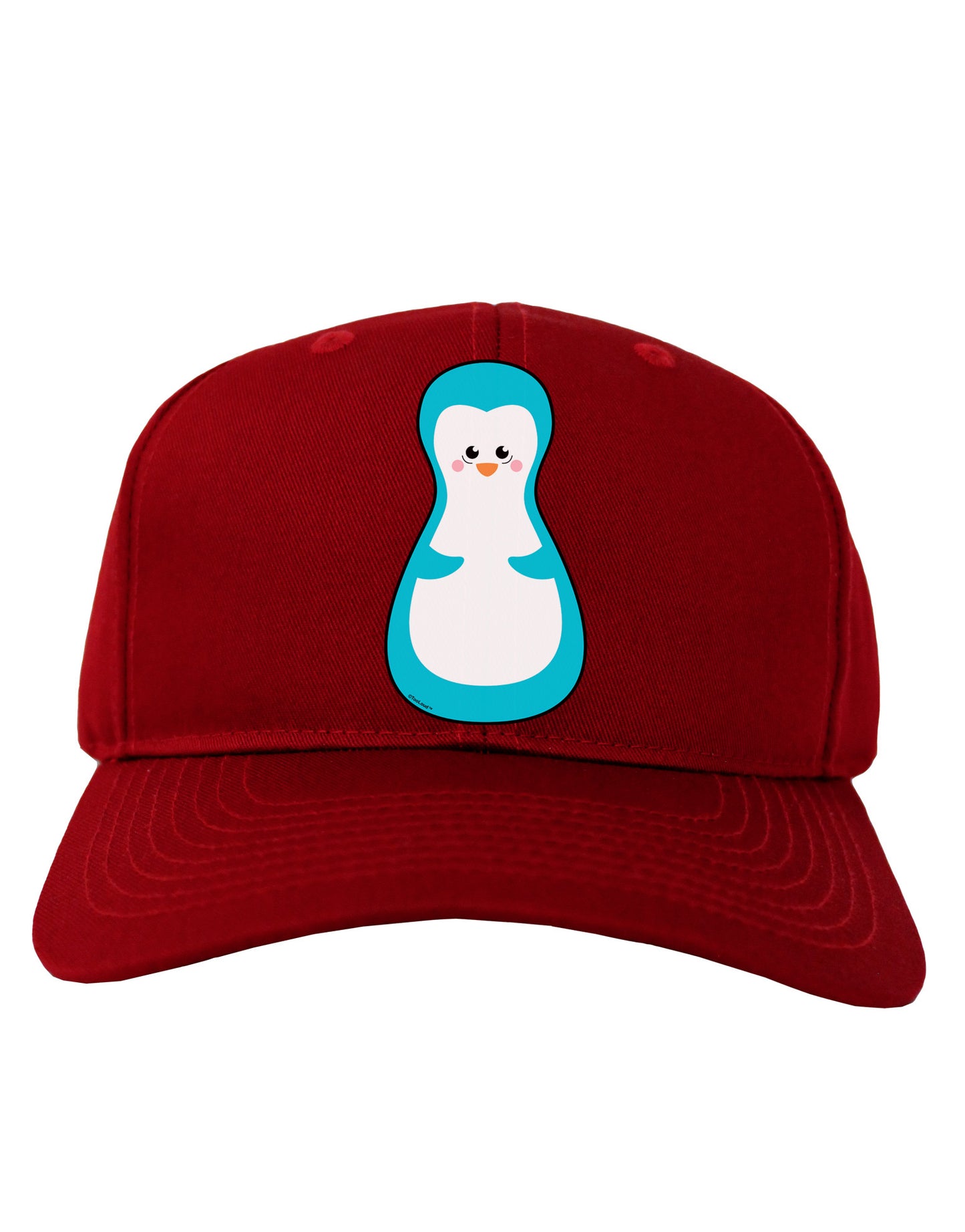 Cute Penguin Matryoshka Nesting Doll - Christmas Adult Dark Baseball Cap Hat-Baseball Cap-TooLoud-Red-One Size-Davson Sales