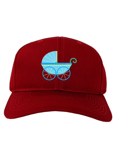 Baby Boy Carriage Adult Dark Baseball Cap Hat-Baseball Cap-TooLoud-Red-One Size-Davson Sales