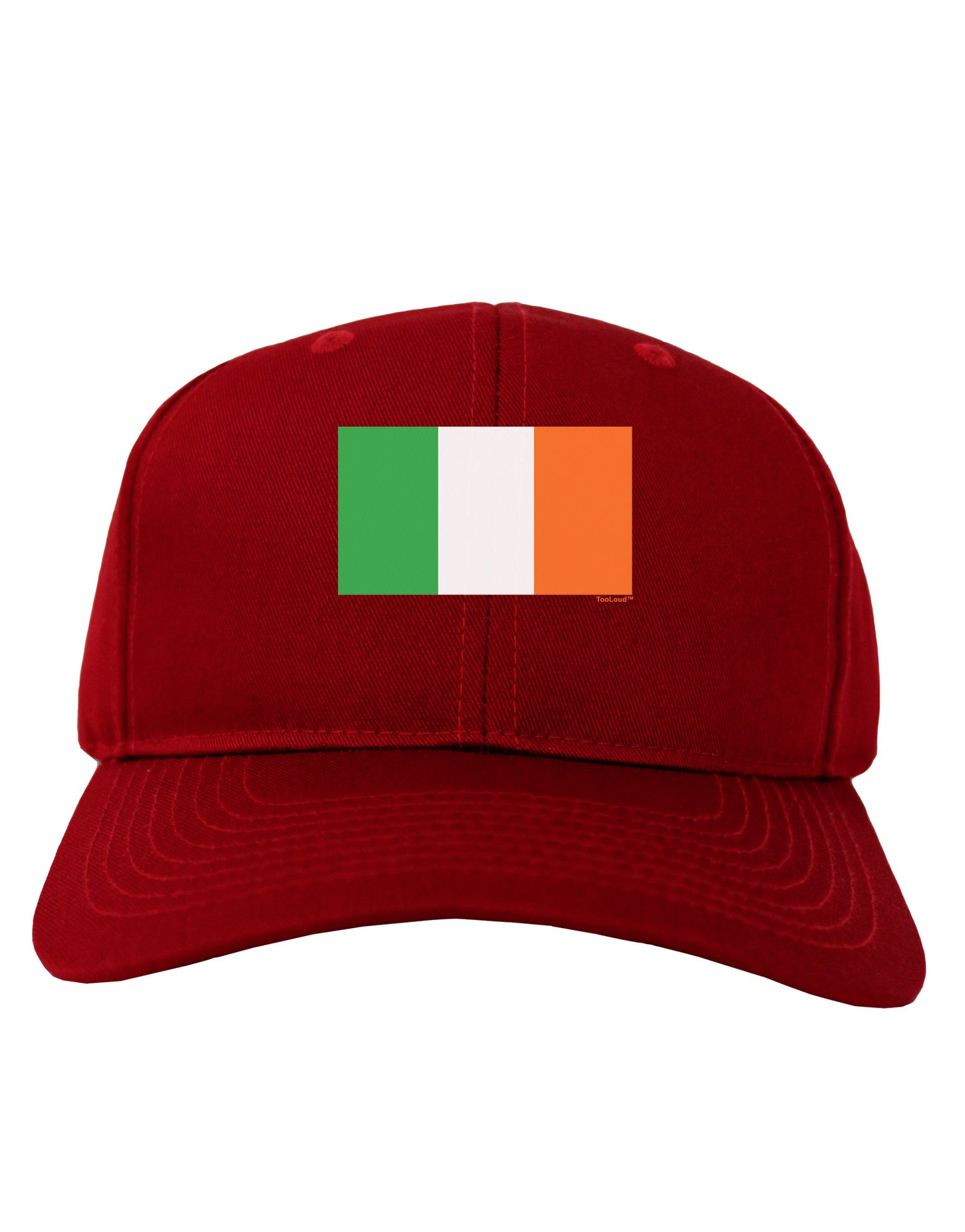 Irish Flag - Flag of Ireland Adult Dark Baseball Cap Hat-Baseball Cap-TooLoud-Red-One Size-Davson Sales