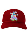 My First Easter Gel Look Print Adult Dark Baseball Cap Hat-Baseball Cap-TooLoud-Red-One Size-Davson Sales