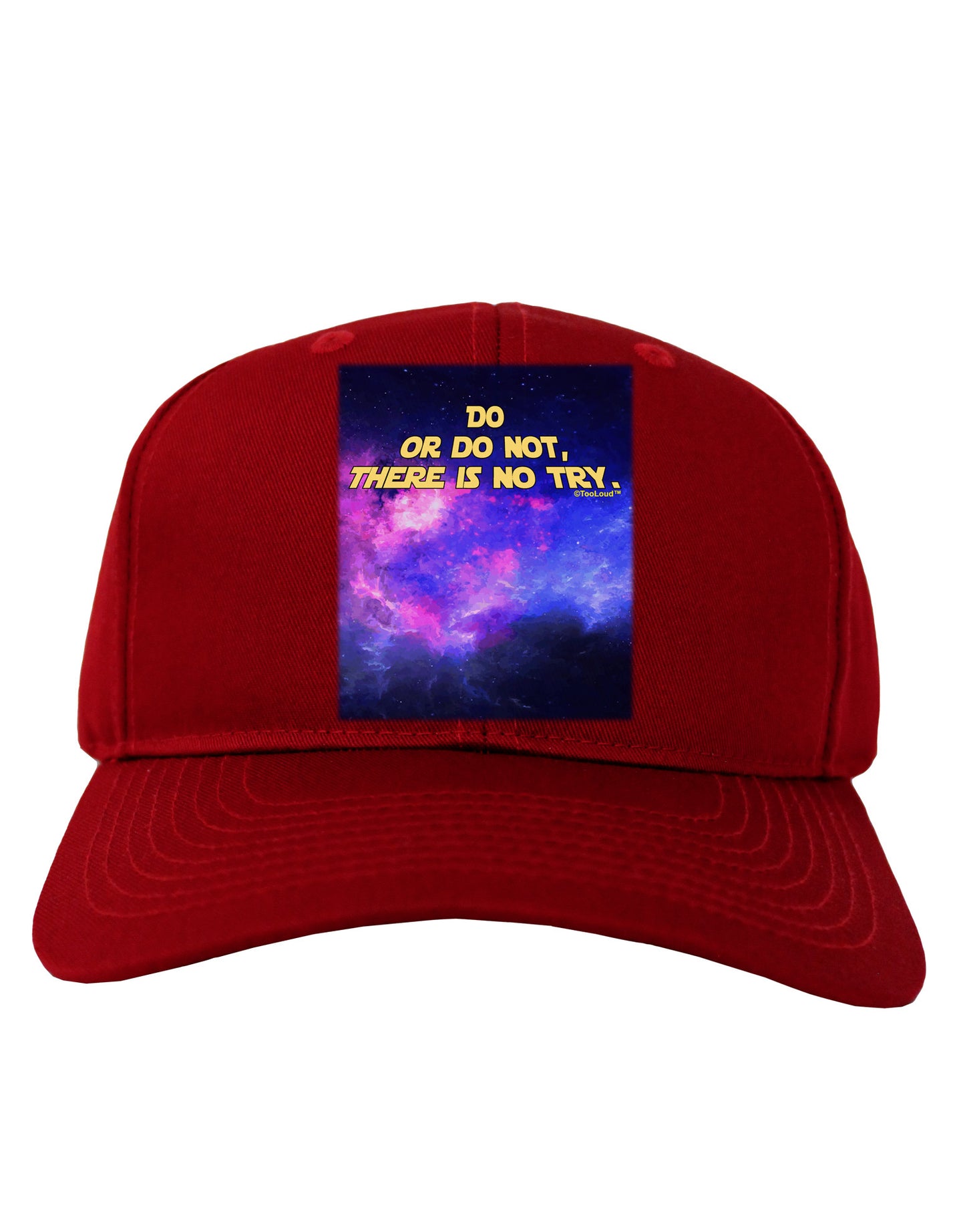 Do or Do Not Adult Dark Baseball Cap Hat-Baseball Cap-TooLoud-Red-One Size-Davson Sales