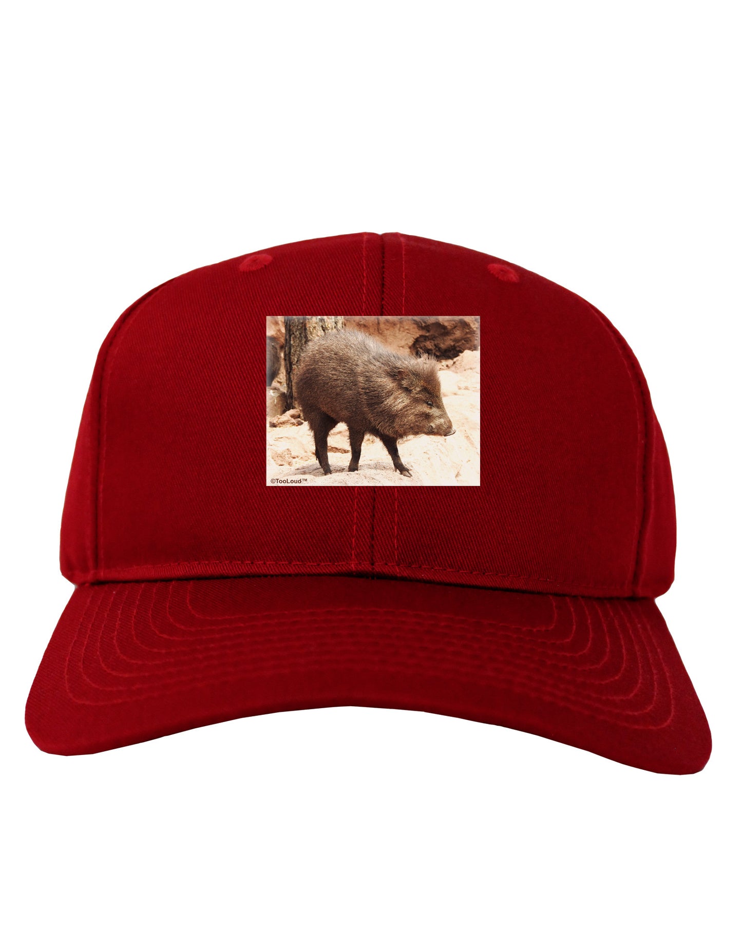 Little Javelina Adult Dark Baseball Cap Hat-Baseball Cap-TooLoud-Red-One Size-Davson Sales
