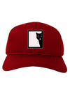 Cat Peeking Adult Dark Baseball Cap Hat by TooLoud-Baseball Cap-TooLoud-Red-One Size-Davson Sales