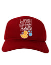 Wash your Damn Hands Adult Baseball Cap Hat-Baseball Cap-TooLoud-Red-One-Size-Fits-Most-Davson Sales