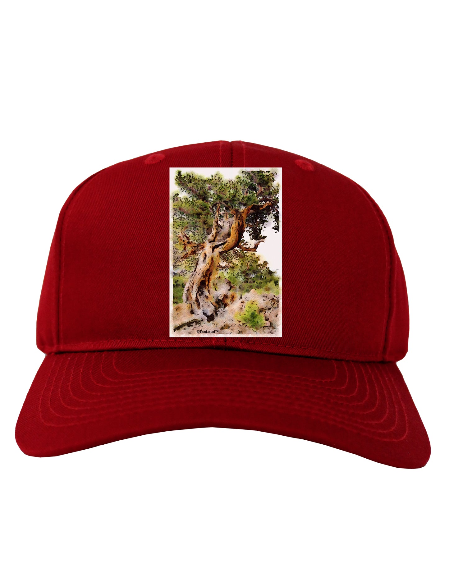 Bristlecone Pines Adult Dark Baseball Cap Hat-Baseball Cap-TooLoud-Red-One Size-Davson Sales