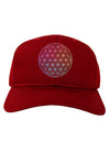 Flower of Life Circle Adult Dark Baseball Cap Hat-Baseball Cap-TooLoud-Red-One Size-Davson Sales