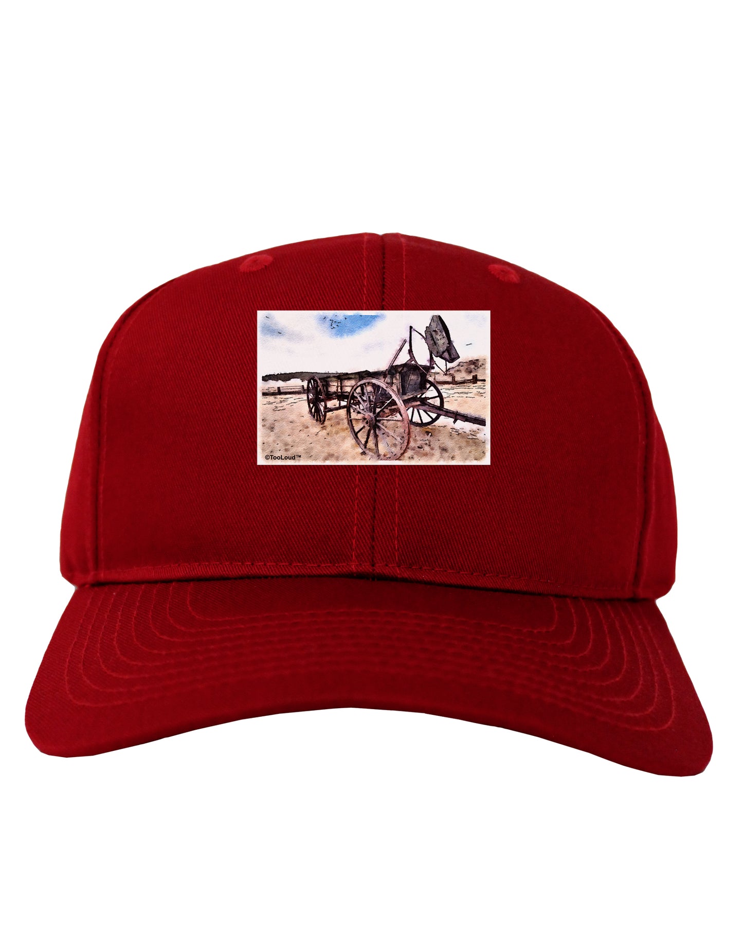 Antique Vehicle Adult Dark Baseball Cap Hat-Baseball Cap-TooLoud-Red-One Size-Davson Sales