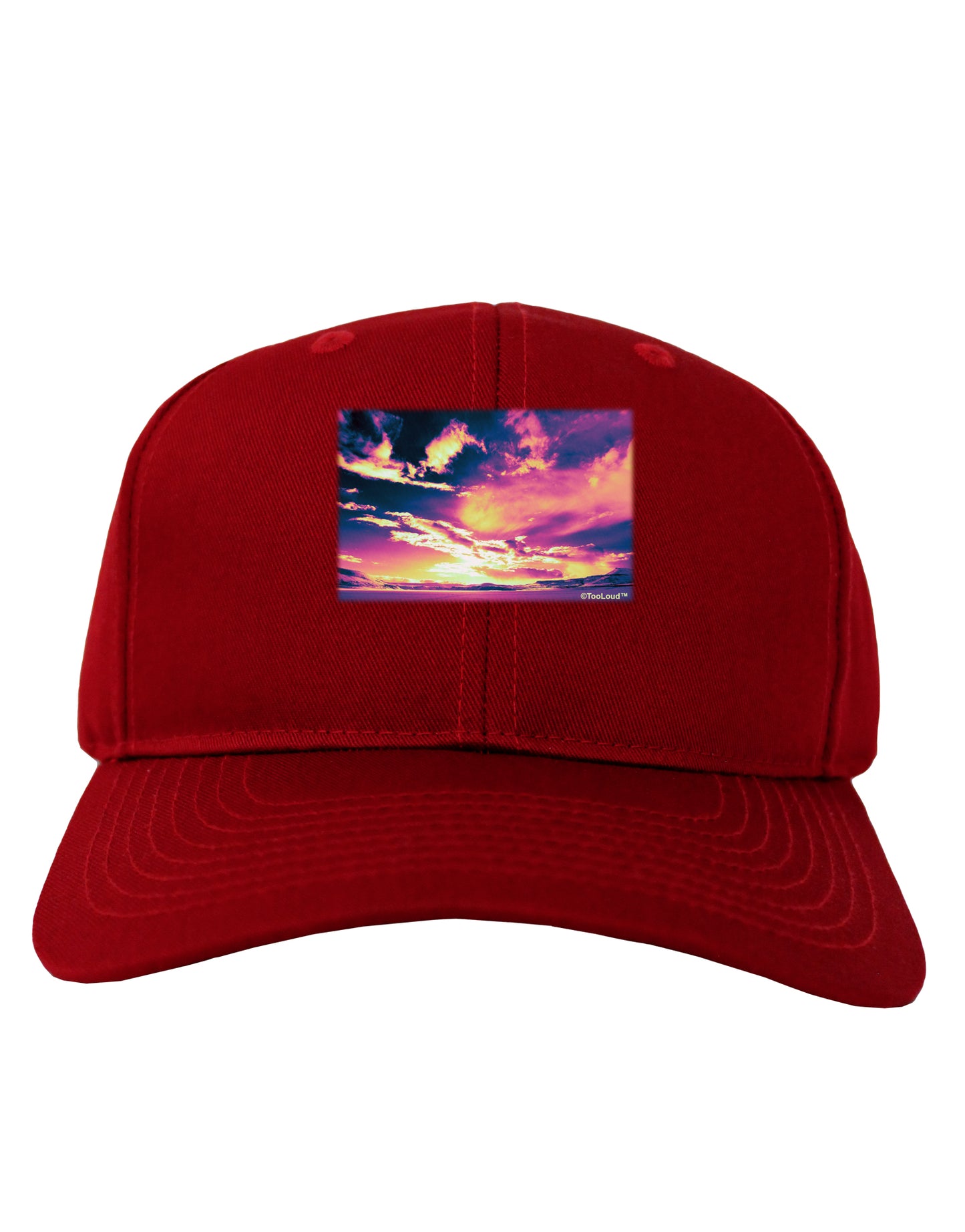 Blue Mesa Reservoir Surreal Adult Dark Baseball Cap Hat-Baseball Cap-TooLoud-Red-One Size-Davson Sales