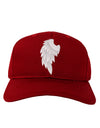 Single Left Angel Wing Design - Couples Adult Dark Baseball Cap Hat-Baseball Cap-TooLoud-Red-One Size-Davson Sales