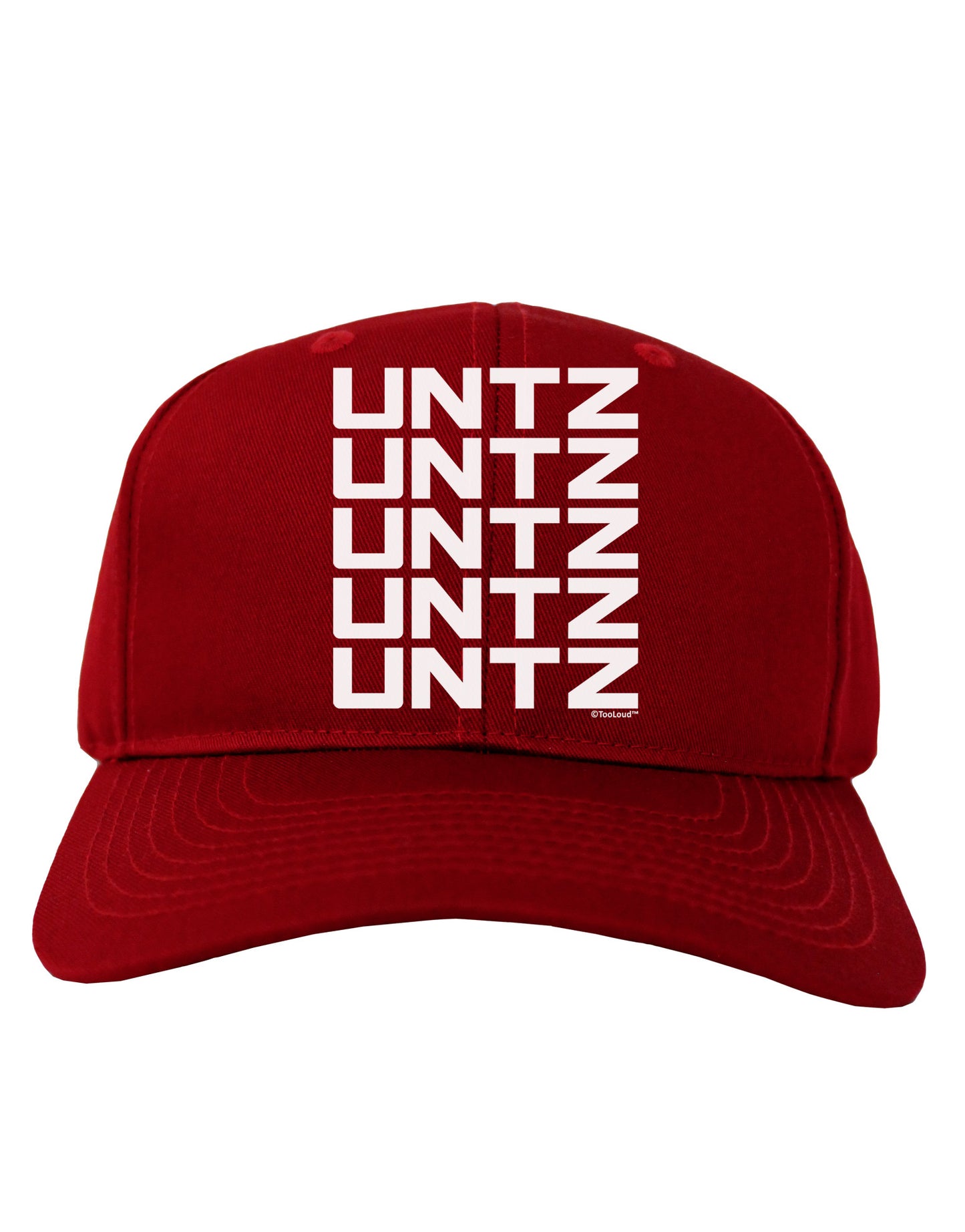 Untz Untz Untz Untz Untz EDM Design Adult Dark Baseball Cap Hat-Baseball Cap-TooLoud-Red-One Size-Davson Sales