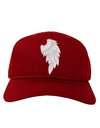 Single Right Angel Wing Design - Couples Adult Dark Baseball Cap Hat-Baseball Cap-TooLoud-Red-One Size-Davson Sales