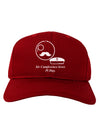 Sir Cumference Loves Pi Day Adult Dark Baseball Cap Hat-Baseball Cap-TooLoud-Red-One Size-Davson Sales