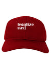 Legalize Gay Adult Dark Baseball Cap Hat-Baseball Cap-TooLoud-Red-One Size-Davson Sales