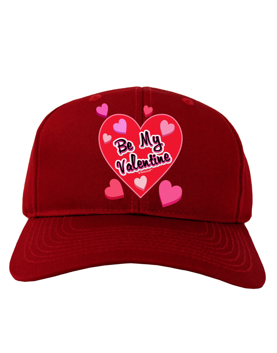 Be My Valentine Romantic Hearts Adult Dark Baseball Cap Hat-Baseball Cap-TooLoud-Black-One Size-Davson Sales