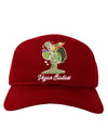 Vegan Badass Adult Baseball Cap Hat-Baseball Cap-TooLoud-Red-One-Size-Fits-Most-Davson Sales