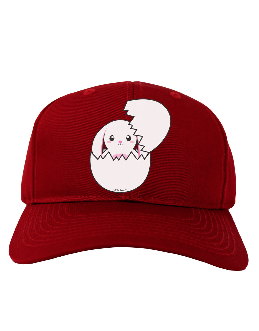 Cute Easter Bunny Hatching Adult Dark Baseball Cap Hat by TooLoud-Baseball Cap-TooLoud-Black-One Size-Davson Sales