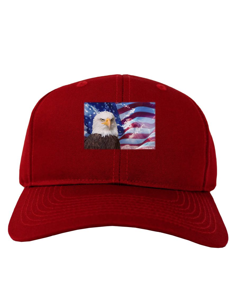 All American Eagle Adult Dark Baseball Cap Hat-Baseball Cap-TooLoud-Black-One Size-Davson Sales