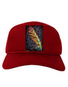 Rainbow Feather Adult Dark Baseball Cap Hat-Baseball Cap-TooLoud-Red-One Size-Davson Sales