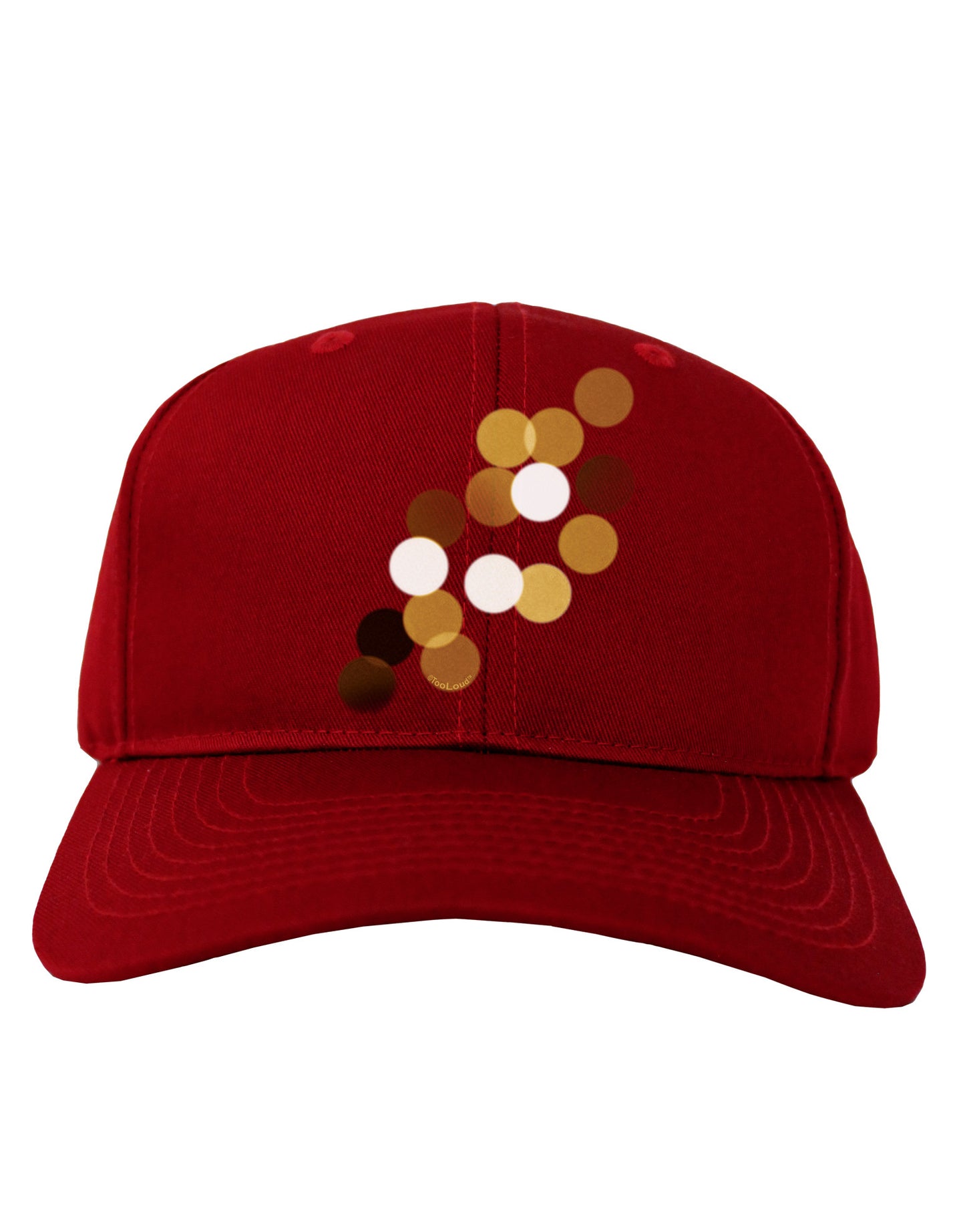 Inverted Bokeh Adult Dark Baseball Cap Hat by-Baseball Cap-TooLoud-Red-One Size-Davson Sales