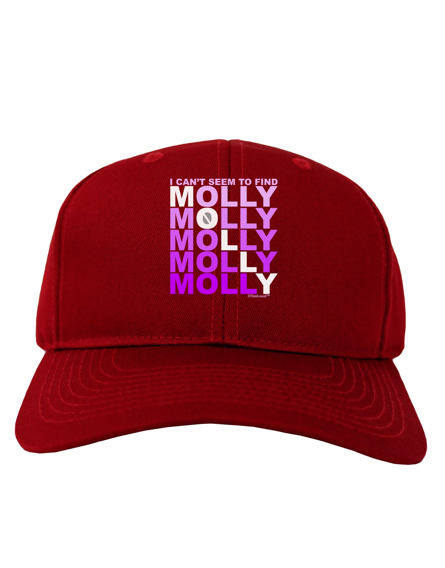 Find Molly Purple Adult Dark Baseball Cap Hat-Baseball Cap-TooLoud-Red-One Size-Davson Sales