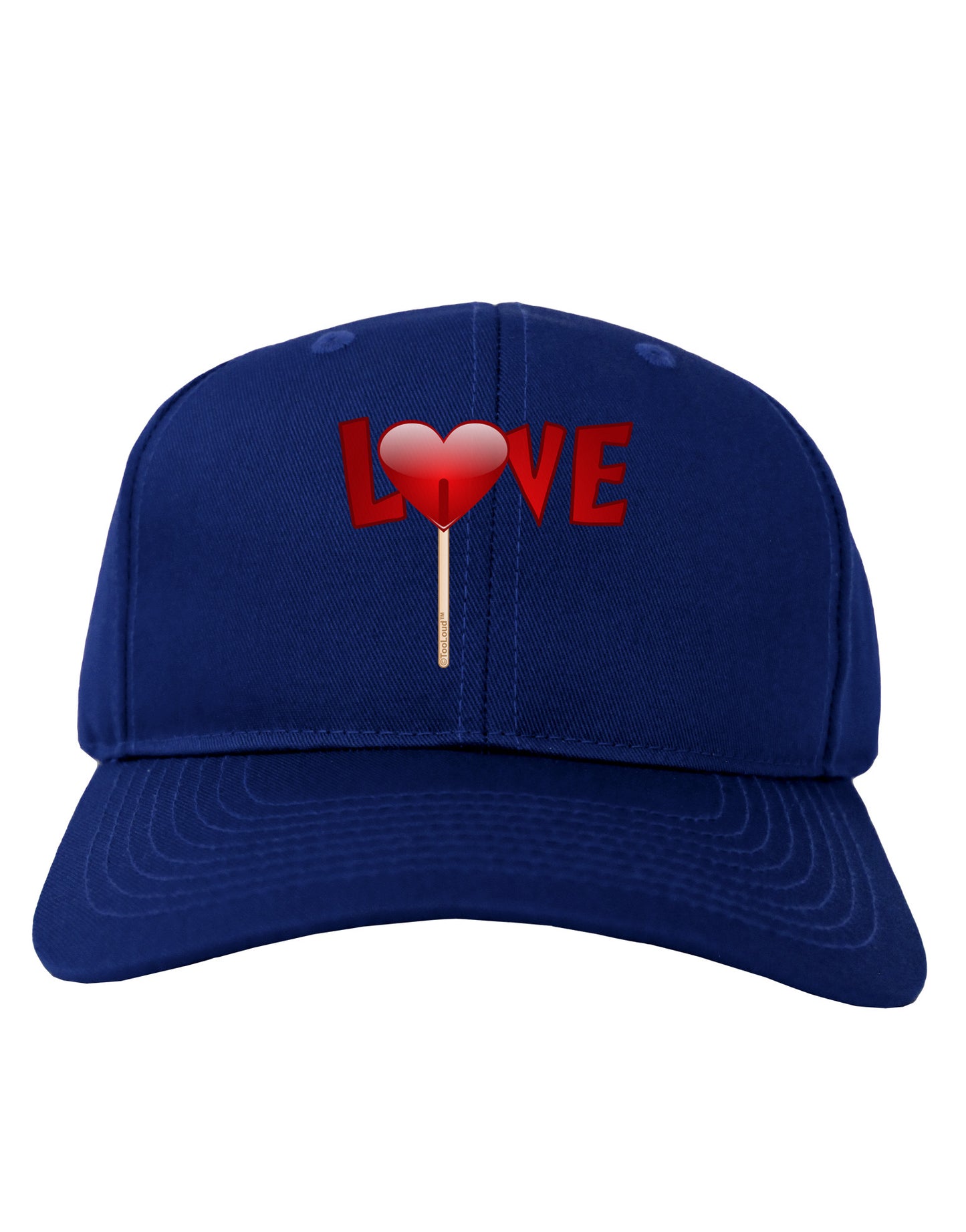 Love Lollipop Adult Dark Baseball Cap Hat-Baseball Cap-TooLoud-Royal-Blue-One Size-Davson Sales