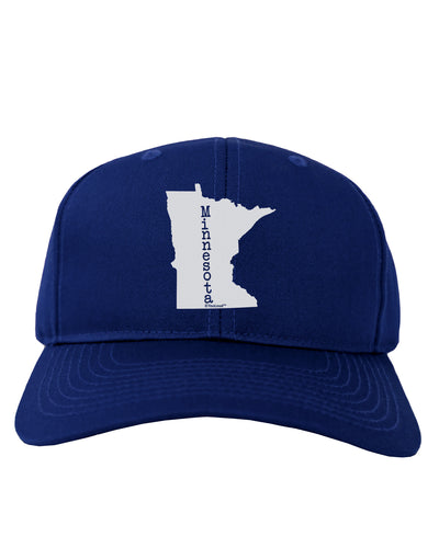 Minnesota - United States Shape Adult Dark Baseball Cap Hat-Baseball Cap-TooLoud-Royal-Blue-One Size-Davson Sales