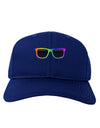 Pride Rainbow Glasses Adult Dark Baseball Cap Hat by TooLoud-Baseball Cap-TooLoud-Royal-Blue-One Size-Davson Sales