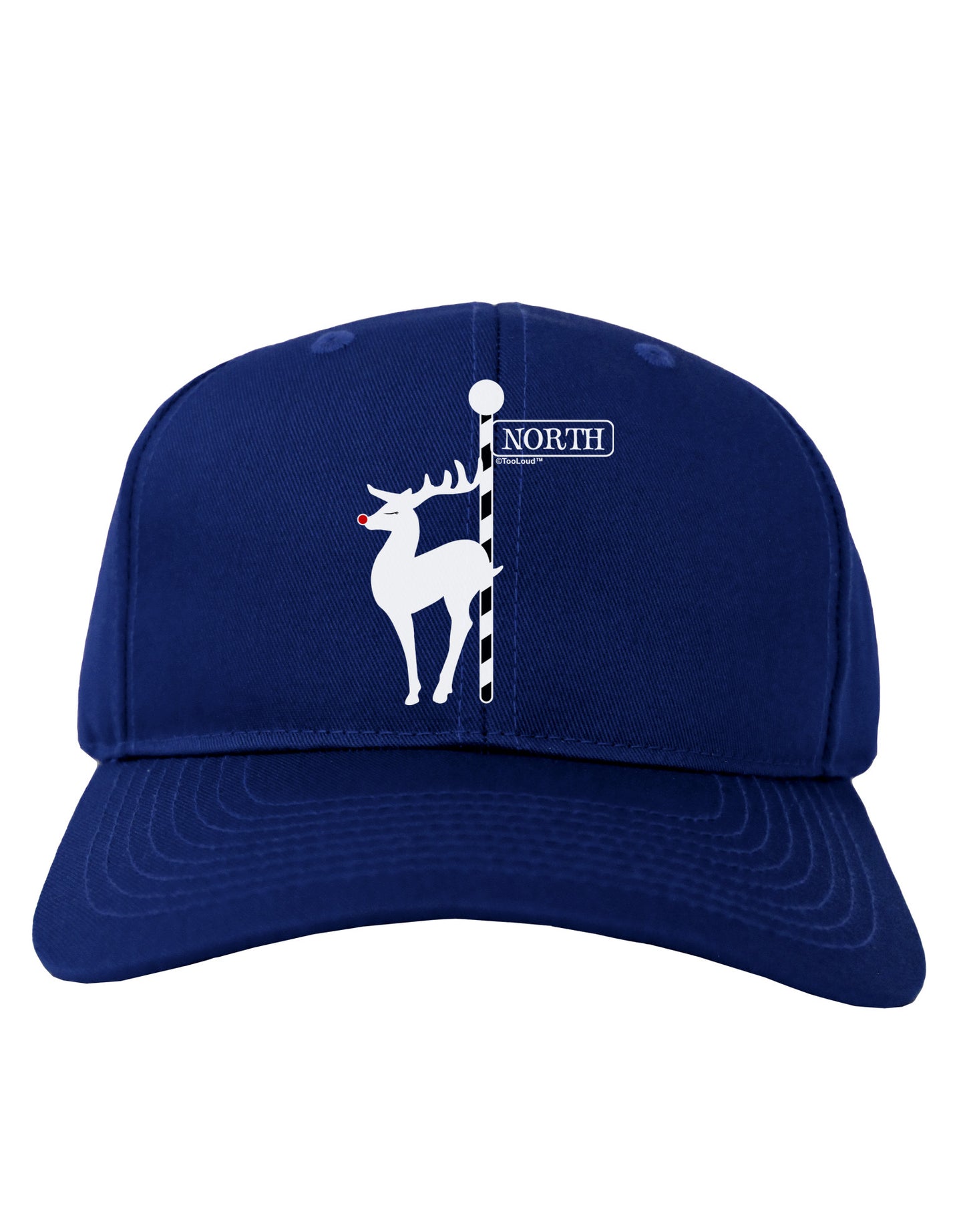 Rudolf the Ratchet Reindeer Adult Dark Baseball Cap Hat-Baseball Cap-TooLoud-Royal-Blue-One Size-Davson Sales
