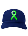 Lyme Disease Awareness Ribbon - Lime Green Adult Dark Baseball Cap Hat-Baseball Cap-TooLoud-Royal-Blue-One Size-Davson Sales