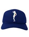 Irish Flag Bikini Shadow Adult Dark Baseball Cap Hat by TooLoud-Baseball Cap-TooLoud-Royal-Blue-One Size-Davson Sales