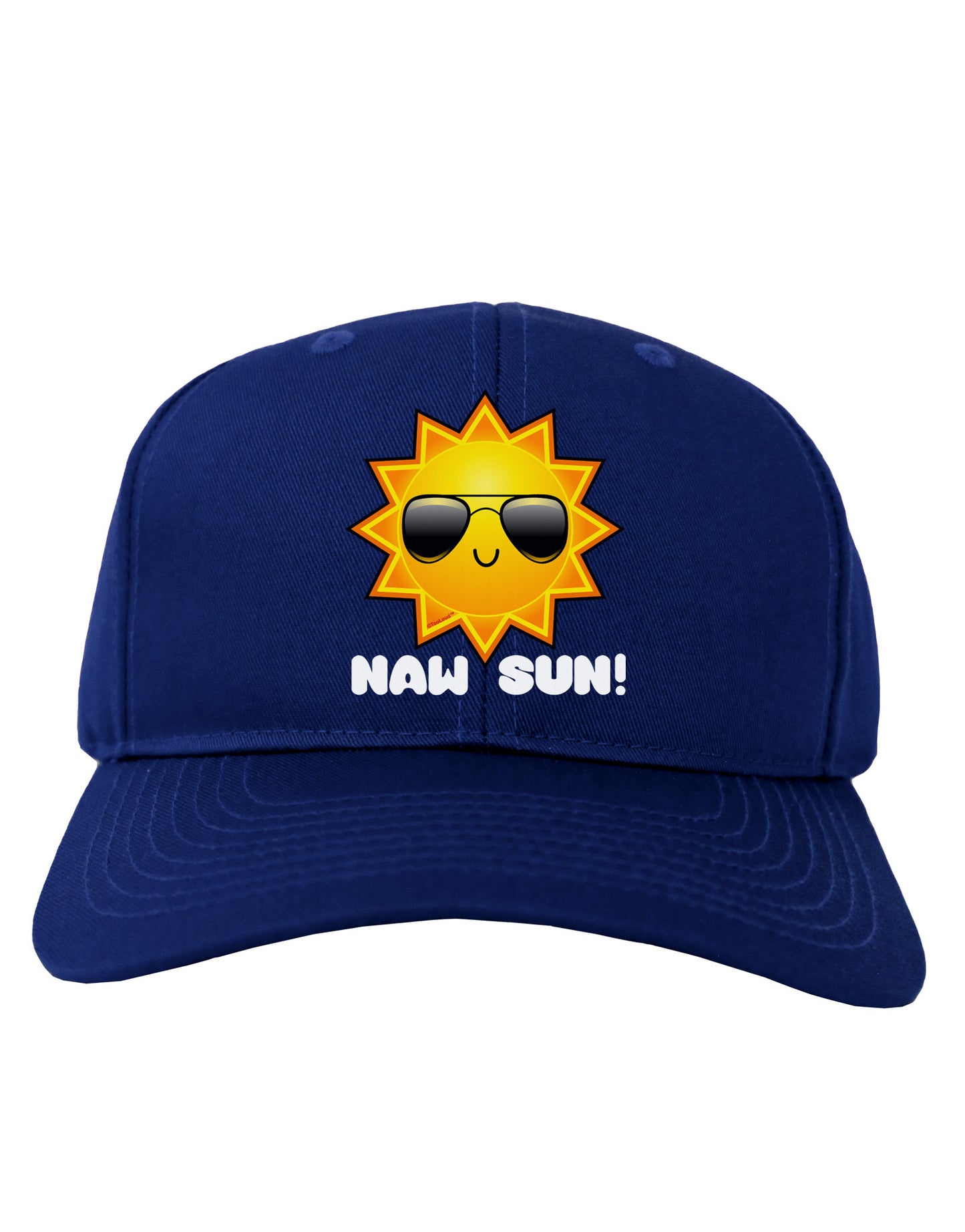 Naw Sun Cute Sun Dark Adult Dark Baseball Cap Hat-Baseball Cap-TooLoud-Royal-Blue-One Size-Davson Sales