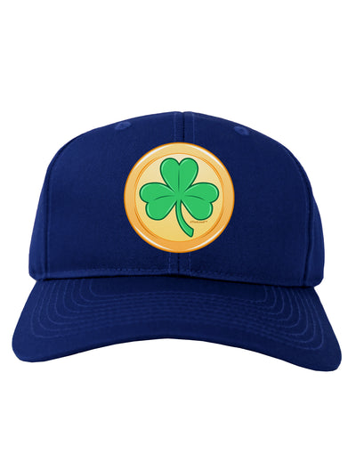 Shamrock Button Vector Design Adult Dark Baseball Cap Hat by TooLoud-Baseball Cap-TooLoud-Royal-Blue-One Size-Davson Sales