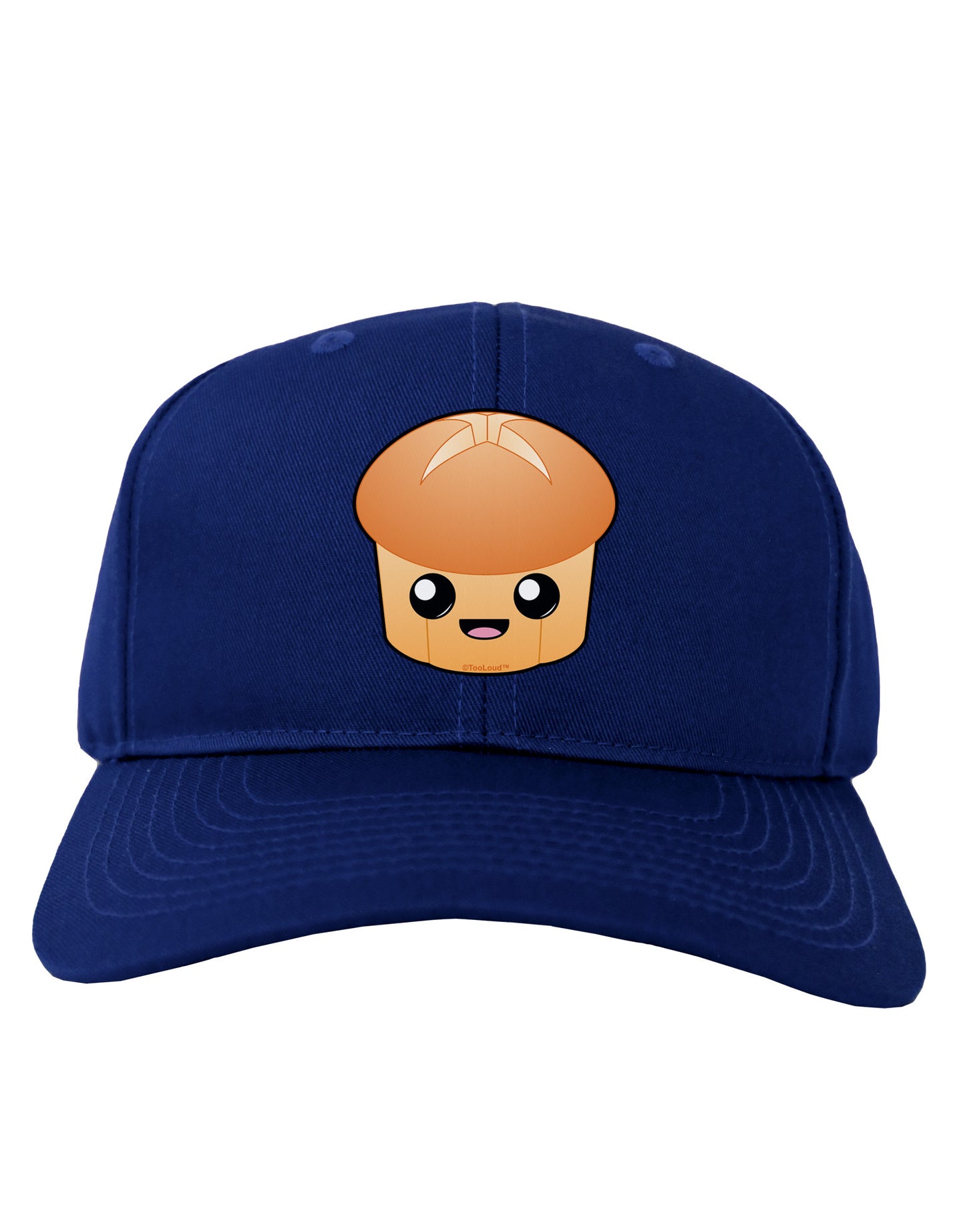 Cute Dinner Roll Adult Dark Baseball Cap Hat-Baseball Cap-TooLoud-Royal-Blue-One Size-Davson Sales