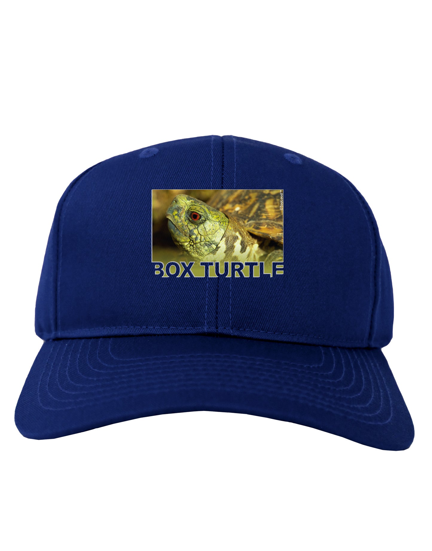 Menacing Turtle with Text Adult Dark Baseball Cap Hat-Baseball Cap-TooLoud-Royal-Blue-One Size-Davson Sales