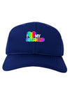 I Heart My Girlfriend - Rainbow Adult Dark Baseball Cap Hat